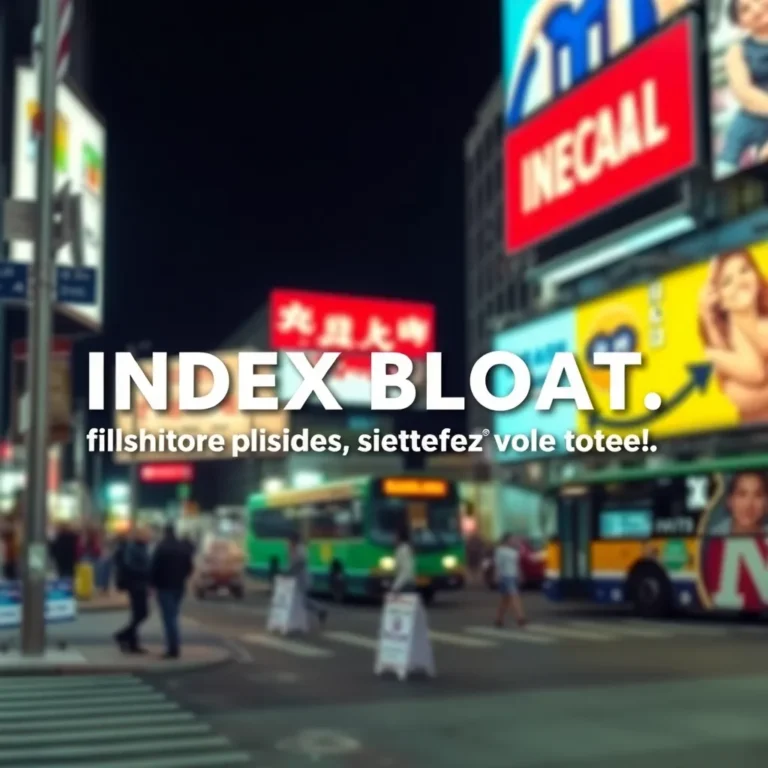 Conquering Index Bloat: Optimize Your Site's Index Quota